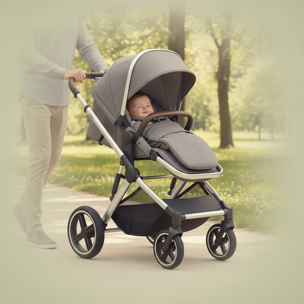 Coliques du nourrisson : la promenade en poussette aide-t-elle vraiment à calmer bébé ?