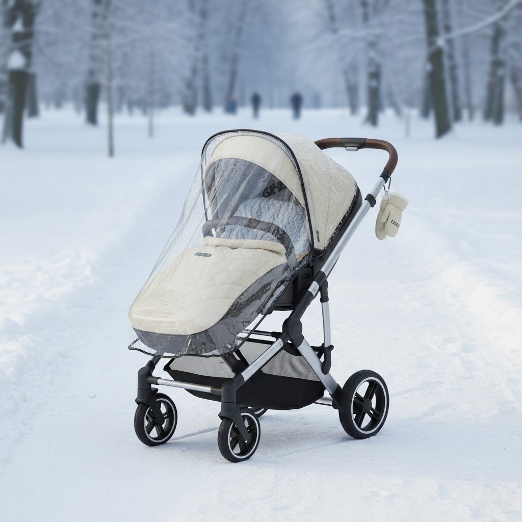 Poussette en Hiver : Protéger Bébé du Froid, de la Pluie et du Vent