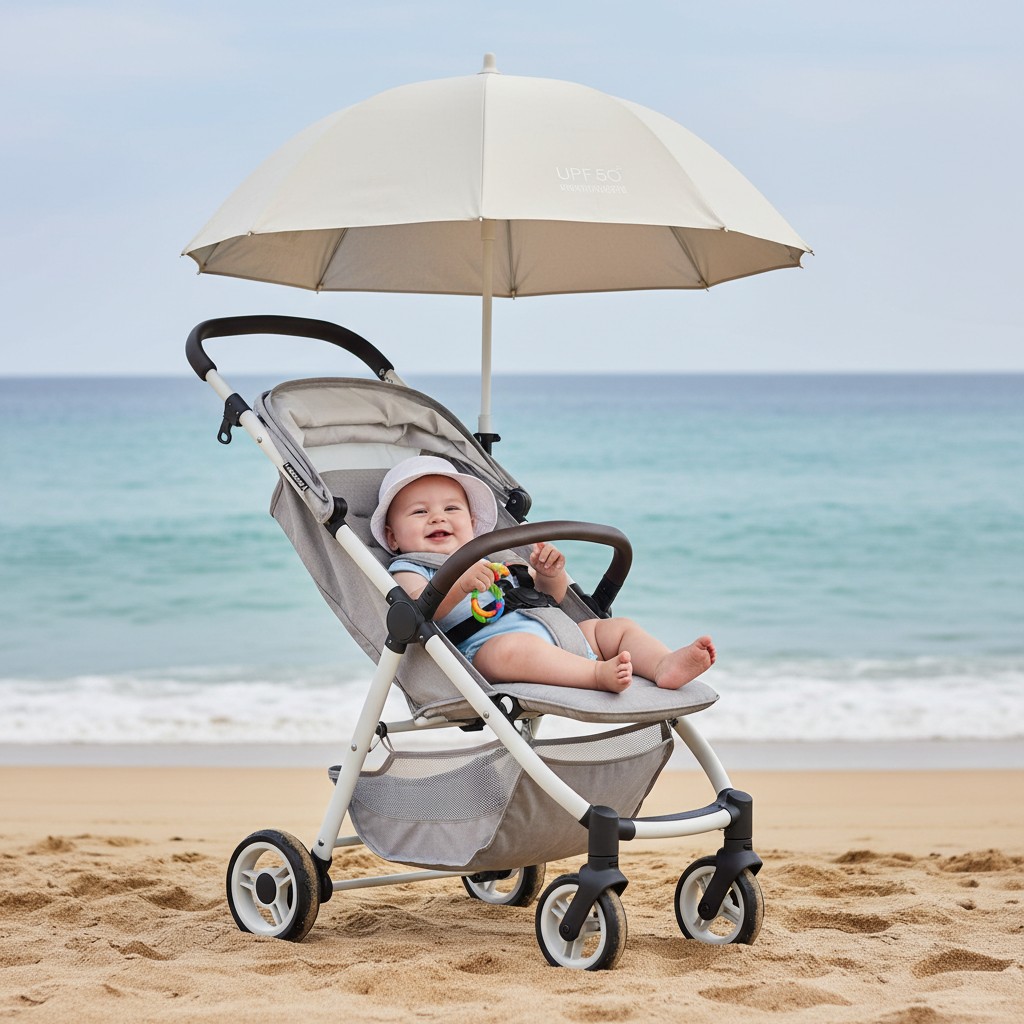 Poussette à la Plage : Tout Ce qu'il Faut Savoir pour une Sortie Réussie